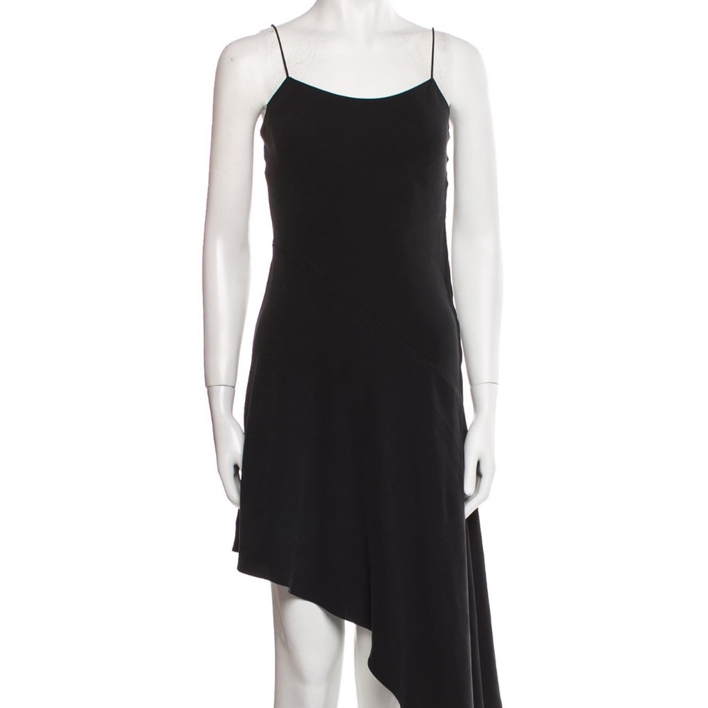 Celine Black Asymmetrical Dress